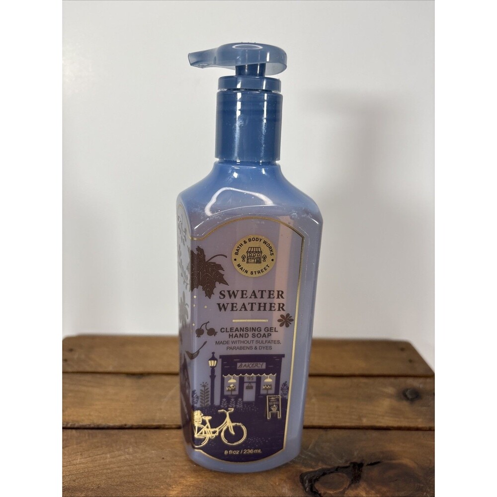 Bath & Body Works Sweater Weather Cleansing Gel Hand Soap 8 oz, New